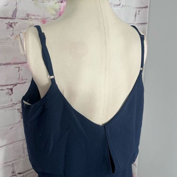 Dress the population NWOT Alondra Blouson Sheath Dress in midnight blue - Picture 7 of 12